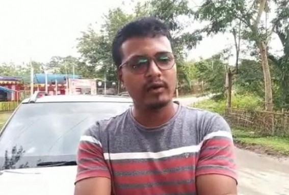 Amid Sushashan campaign, BJP Yuba Morcha President snatched money from a passerby and beat up a youth in the name of Donation for Kali Puja in Kadamtala, North District Amid Sushashan campaign, BJP Yuba Morcha President snatched money from a passerby and beat up a youth in the name of Donation for Kali Puja in Kadamtala, North District